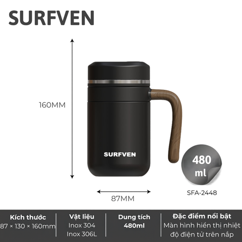 Cốc giữ nhiệt SURFVEN SFA-2450 480ml