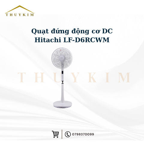 Quạt đứng động cơ DC Hitachi LF-D6RCWM