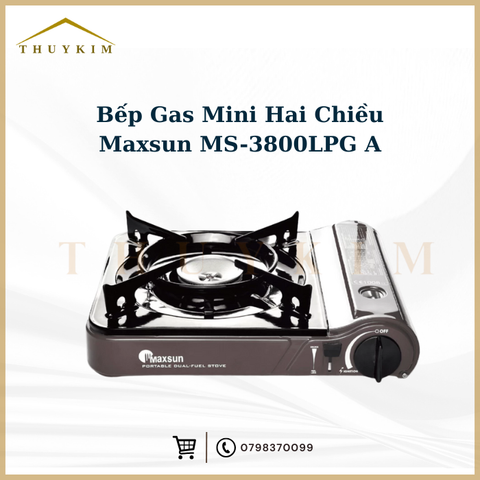 Bếp Gas Mini Hai Chiều Maxsun MS-3800LPG A