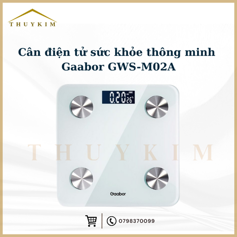 Cân điện tử sức khỏe thông minh Gaabor GWS-M02A