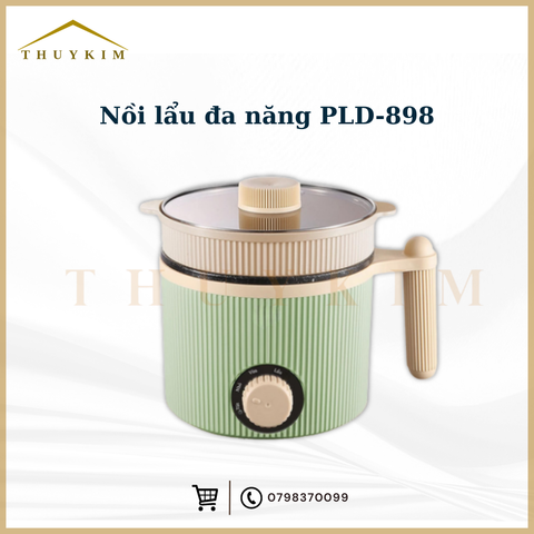 Nồi lẩu mini đa năng PLD-898 - lòng nồi nox