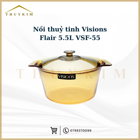 Nồi thủy tinh 5 lít Visions Flair VSF-55/CL1