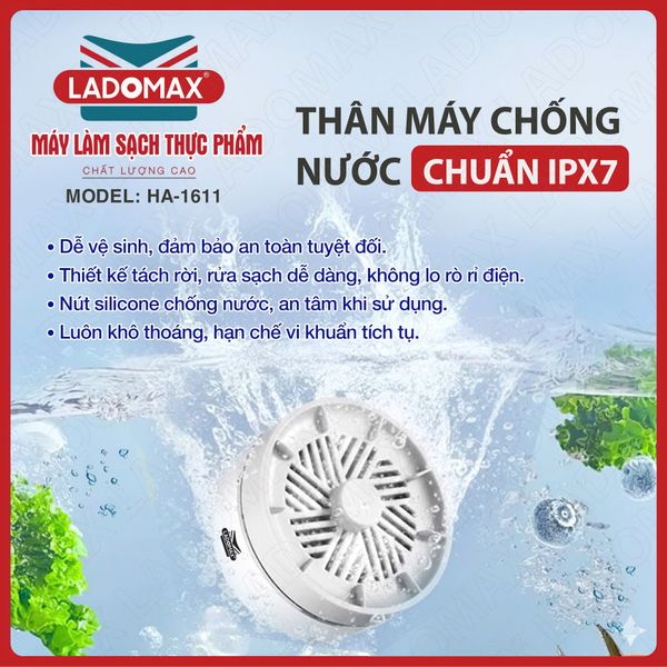 Máy làm sạch thực phẩm Ladomax HA-1611