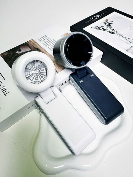 Quạt cầm tay gấp gọn Veeco VMF-07 | Kèm dây đeo cổ