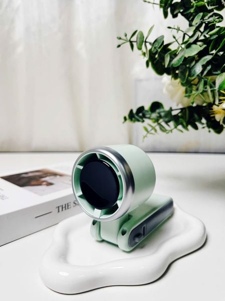 Quạt cầm tay gấp gọn Veeco VMF-07 | Kèm dây đeo cổ