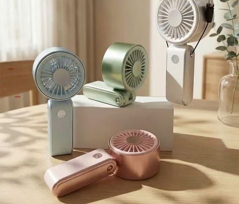 Quạt mini dùng pin sạc YM88265 - có dây đeo