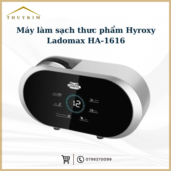 Máy làm sạch thưc phẩm Hyroxy Ladomax HA-1616