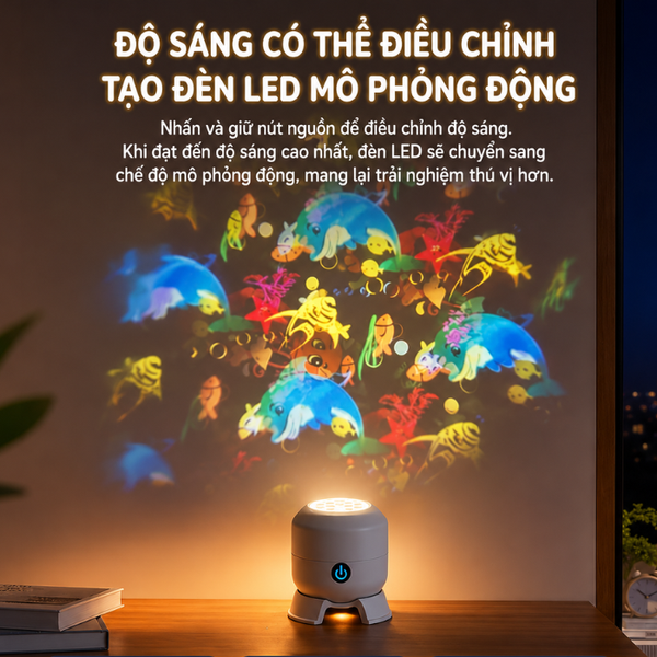 Đèn chiếu xoay 3D