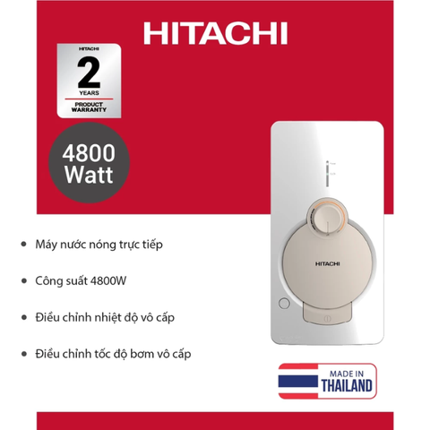 Máy nước nóng trực tiếp Hitachi HES-48GPY