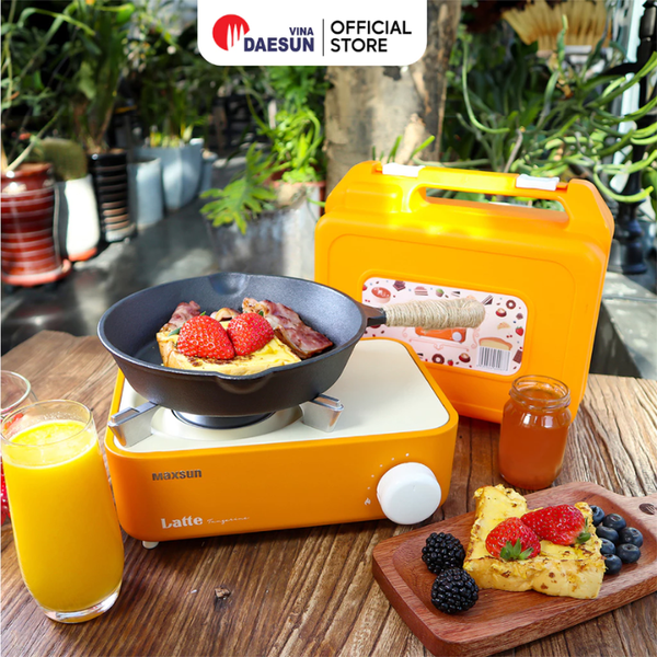 Bếp Gas Mini Cao Cấp Maxsun Latte