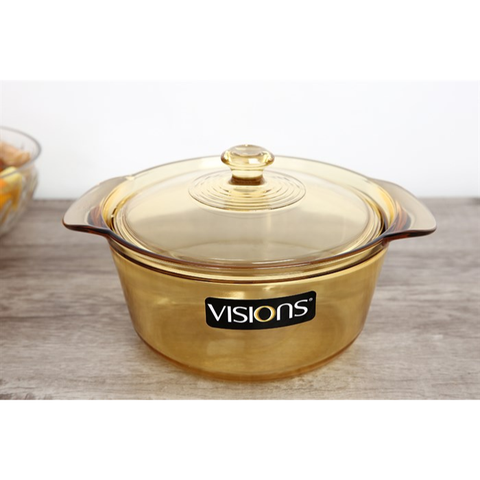 Nồi thủy tinh nắp thủy tinh 20 cm Visions VSF-16/CL1 1.6 lít