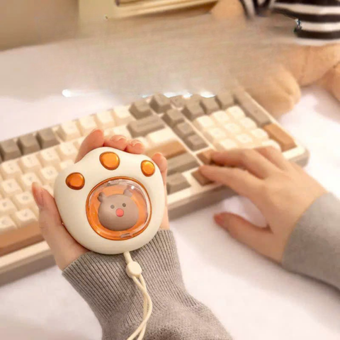 Máy sưởi ấm tay hình chân mèo