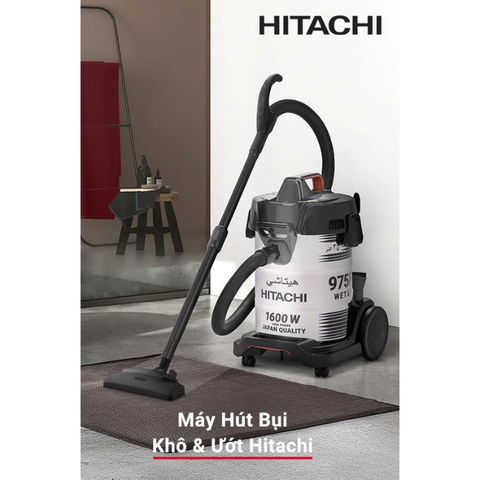 Máy hút bụi công nghiệp Hitachi công suất 1600W CV-975PW