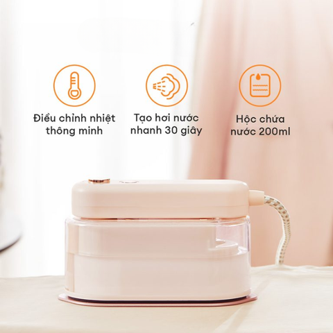 Bàn ủi hơi nước cầm tay Gaabor GS1300M-PK01A