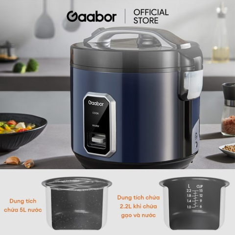 Nồi cơm điện nắp gài Gaabor RC50M