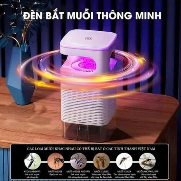 Đèn bắt muỗi kiêm đèn ngủ sạc USB