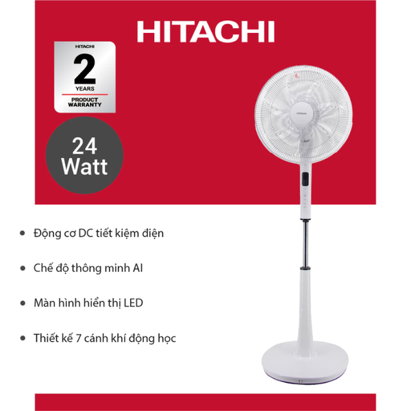 Quạt đứng động cơ DC Hitachi LF-D6RCWM