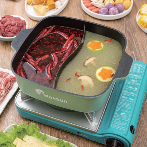 Nồi Lẩu 2 Ngăn Đa Năng Maxsun G13