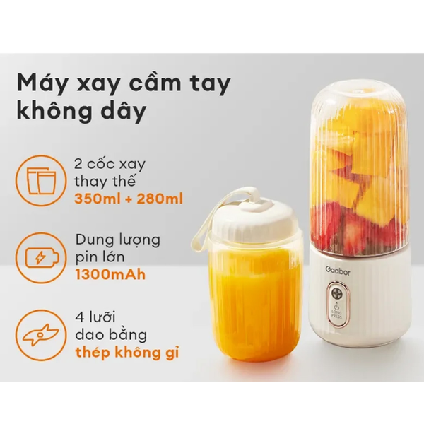 Máy xay sinh tố Gaabor FP03T WH01A