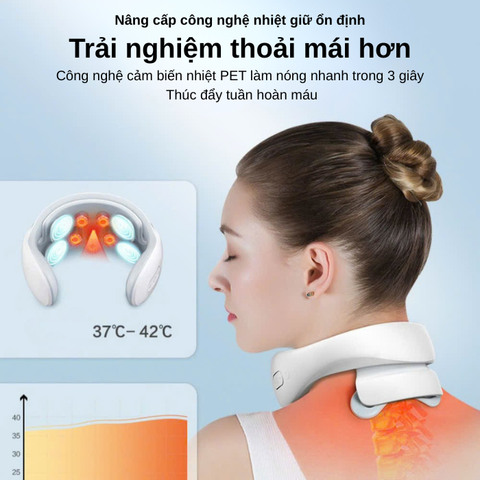 Máy massage cổ xung điện hồng ngoại Takasima TK-725
