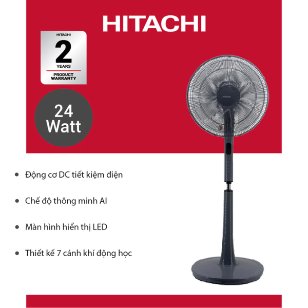 Quạt đứng động cơ DC Hitachi LF-D6RCGM