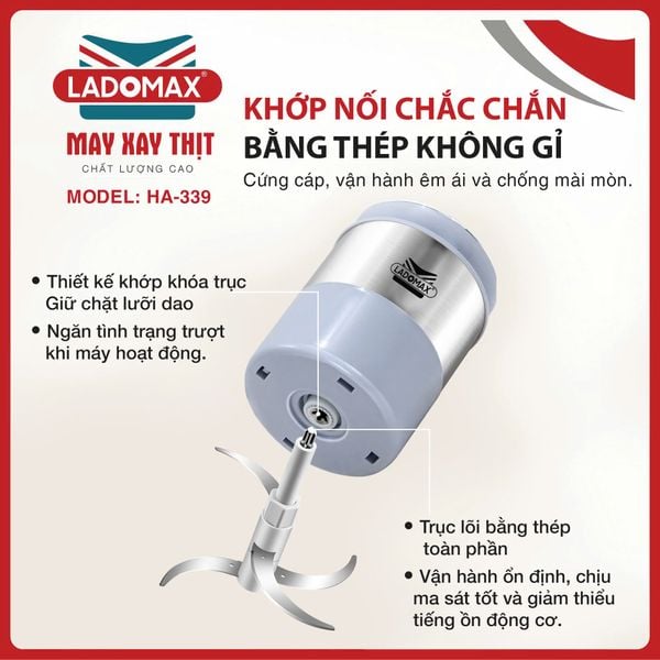 Máy xay thịt đa năng Ladomax HA-339