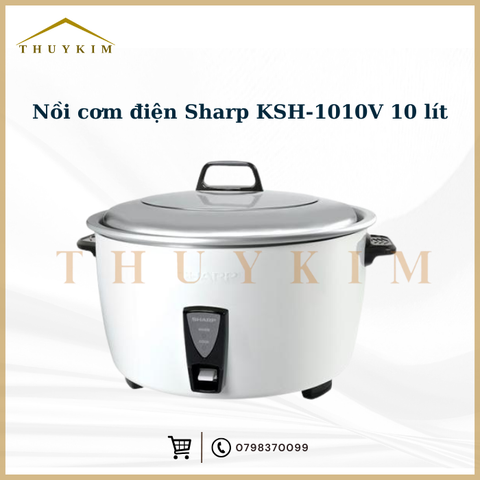 Nồi cơm điện Sharp KSH-1010V 10 lít