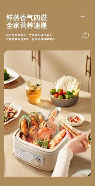 Nồi lẩu hấp đa năng PLH-2602