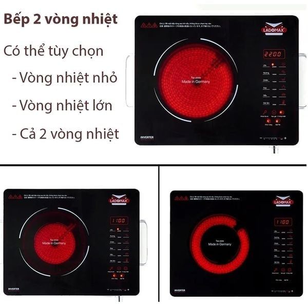 Bếp hồng ngoại cao cấp Ladomax HA-669