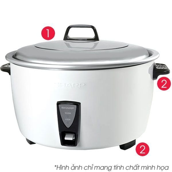 Nồi cơm điện Sharp KSH-1010V 10 lít
