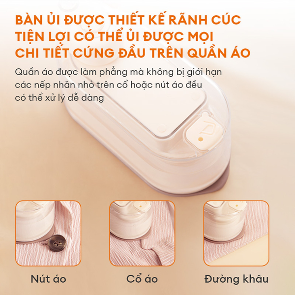 Bàn ủi hơi nước cầm tay Gaabor GS1300M-PK01A