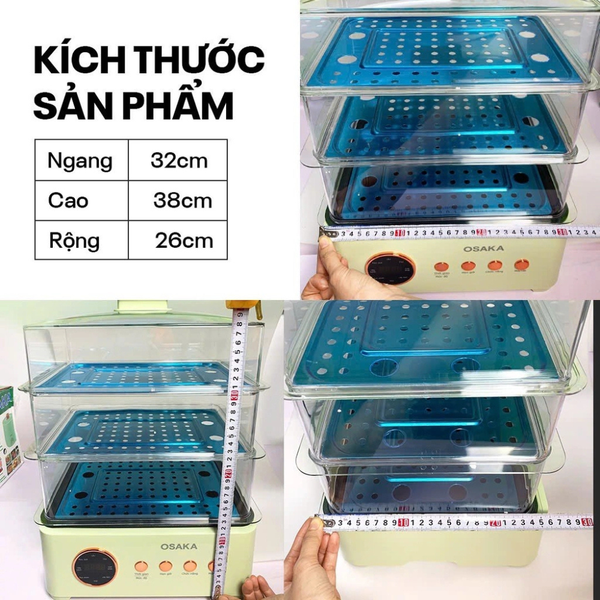 Nồi lẩu hấp đa năng Osaka MP666