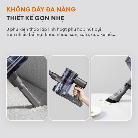 Máy hút bụi không dây Gaabor VCL10E-BK01A