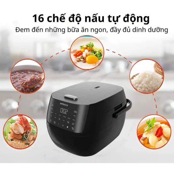 Nồi cơm điện tử Hitachi RZ-S18VN BK