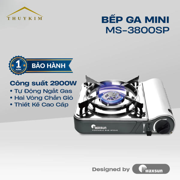 Bếp Gas Mini Maxsun MS-3800SP