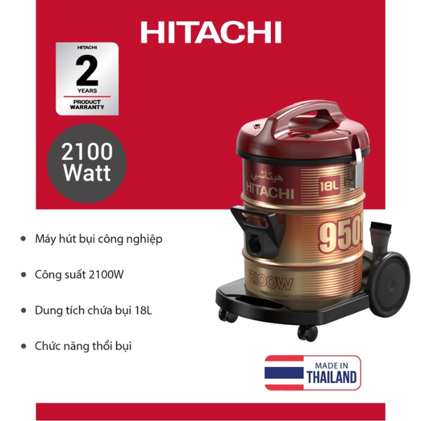 Máy hút bụi công nghiệp Hitachi CV-950F