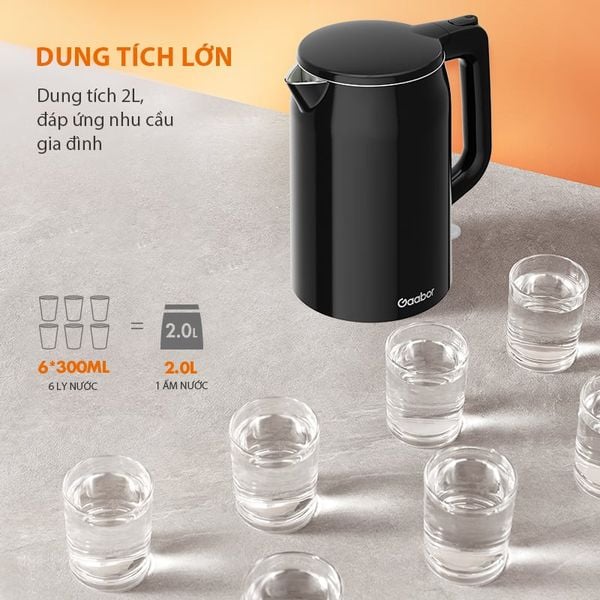 Bình đun siêu tốc Gaabor EK-20M01A