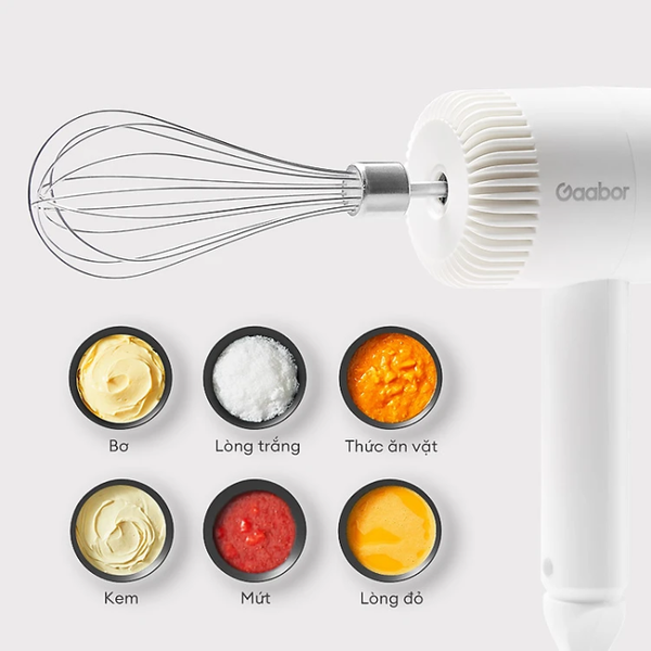 Máy đánh trứng kiêm máy xay mini GE-M03D