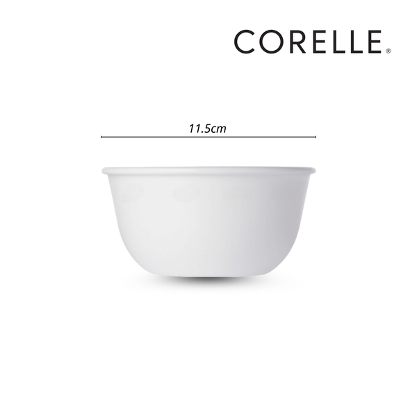 Bộ 10 Chén cơm thủy tinh Corelle 411-N-LP, hoa văn Winter Frost White