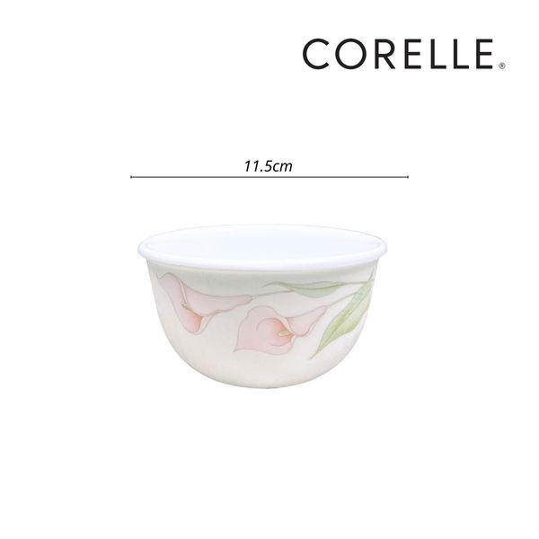 Bộ 10 Chén cơm thủy tinh Corelle 411-LV-LP, hoa văn LilyVille, 325ml
