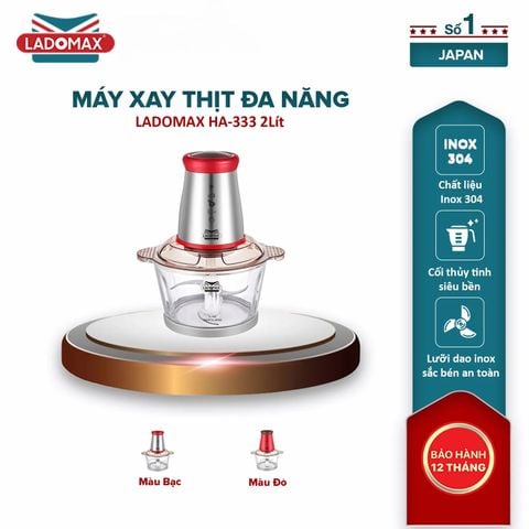 Máy xay thịt đa năng 2 Lít Ladomax HA-333