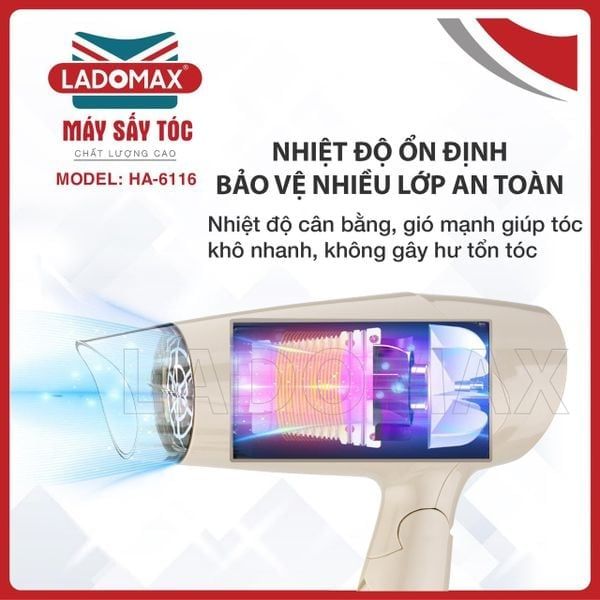 Máy sấy tóc Ladomax HA-6116