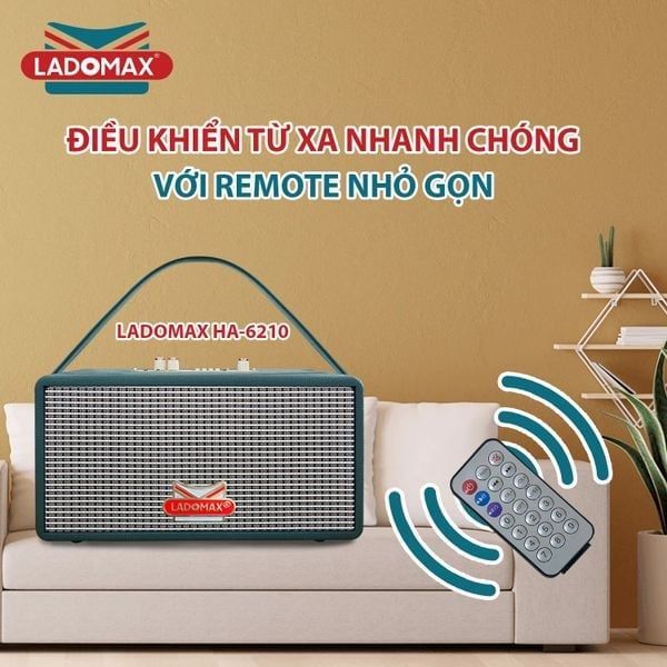 Loa Karaoke xách tay Cao Cấp Ladomax HA-6210