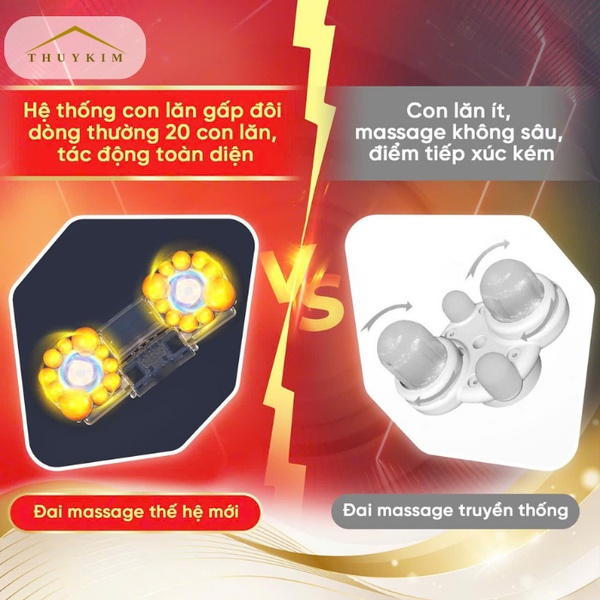 Đai massage Queen Crown QC DC05