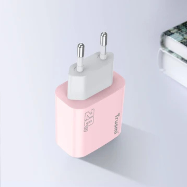 Bộ sạc nhanh Trusmi 20w - Dây cáp 60w  (USB-C & USB-A)