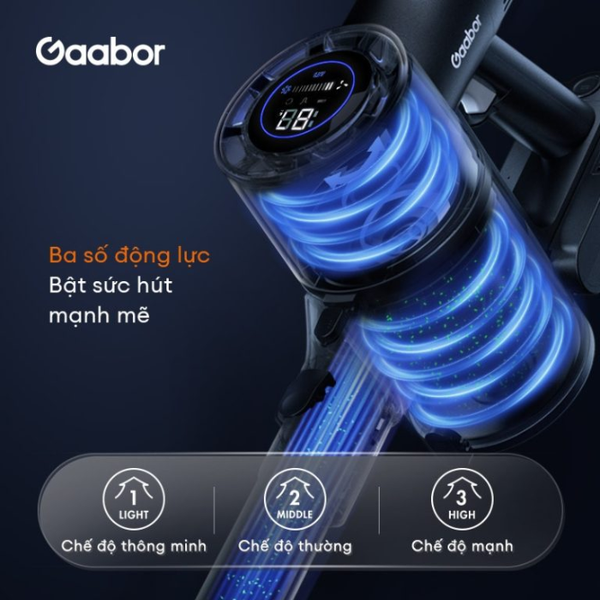 Máy hút bụi không dây Gaabor GVCL-D10APlus