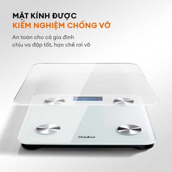Cân điện tử sức khỏe thông minh Gaabor GWS-M02A