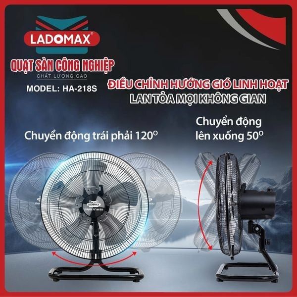 Quạt sàn cao cấp Ladomax HA-218S