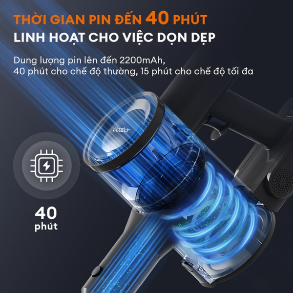 Máy hút bụi không dây Gaabor VCL10E-BK01A