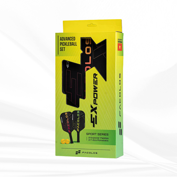 Bộ 2 vợt Pickleball Sport Series – ExPower Black (14mm)
